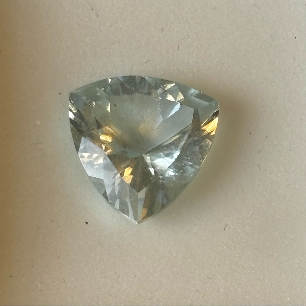 4.20ct, Aquamarine 12x12, Triangular
